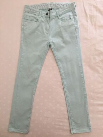 Jean turquoise clair Tape A l'Œil 14 ans
