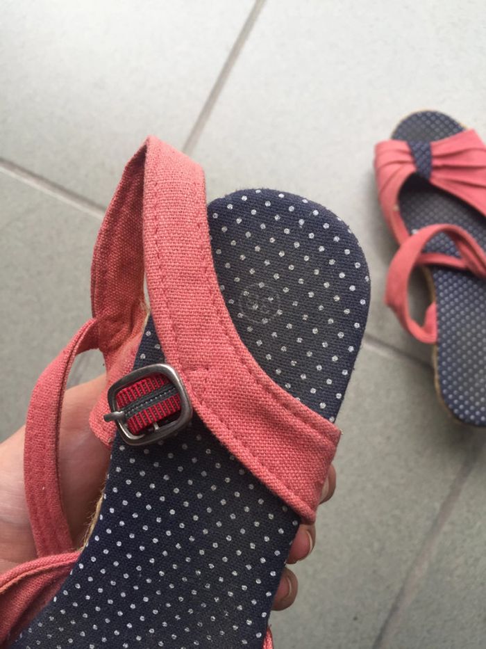espadrilles rose corail - photo numéro 4