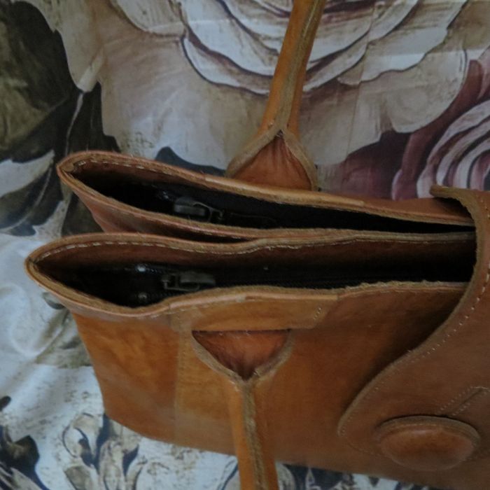 👜 Sac en cuir véritable – Vintage chic & intemporel - photo numéro 6