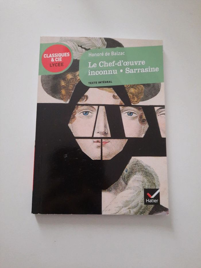 Livre Le chef-d'oeuvre inconnu- Sarrasine