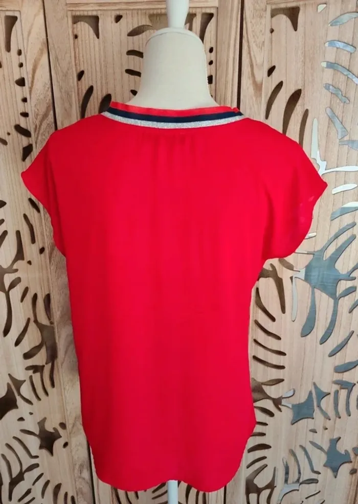 Blouse col V Taille 2 Rue des Abbesses - photo numéro 7