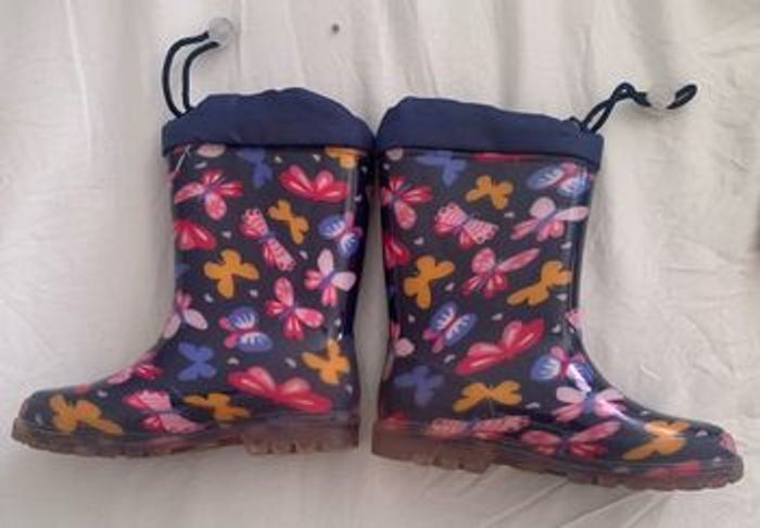 Bottes pluie papillons - photo numéro 3