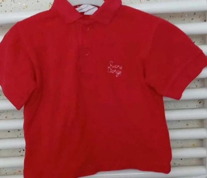 Polo  manche  courte  rouge Sucre  D'Orge  Taille  2  ans - photo numéro 2