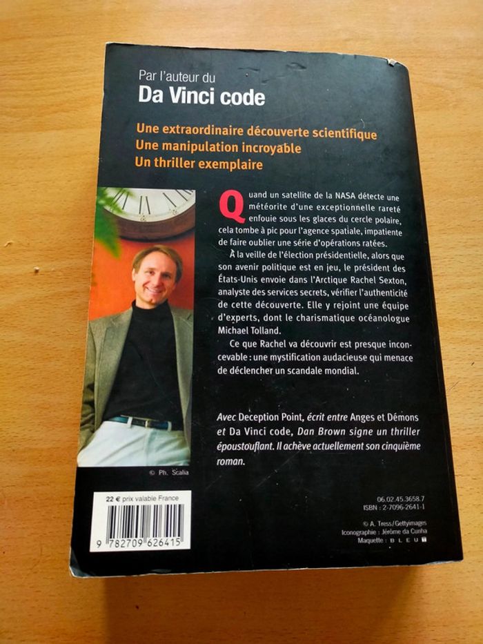 Livre " Déception point" Dan Brown - photo numéro 2