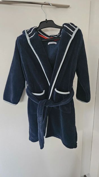 Peignoir garçon taille 3 ans, bleu marine, Okaïdi