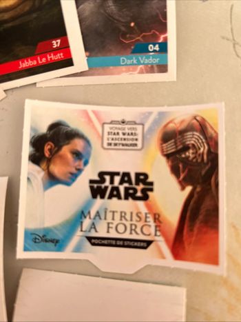95 Cartes autocollants Star Wars 2019 - Leclerc Collection Complète sauf No 46