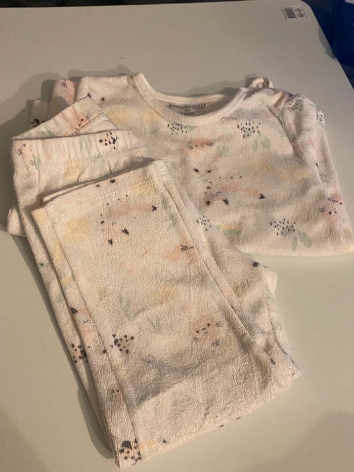 pyjama d’hiver molletonné enfant fille taille 3 ans - photo numéro 7