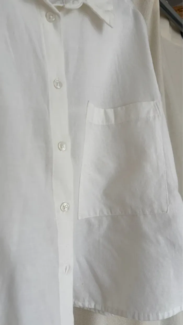 Blouse blanche oversize Primark - photo numéro 4