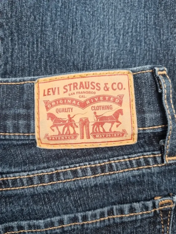 Jean Levi’s bleu – Taille 34 FR Femme (mesures en photos) - photo numéro 5