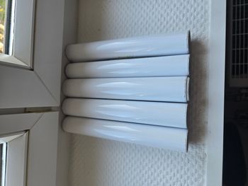 Vinyle adhesif permanent blanc brillant pour machine de découpe (5 x 1m)