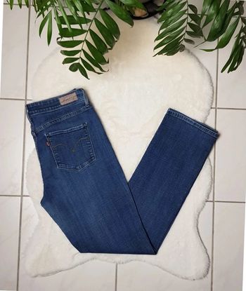 Jean Levi's Demi Curve Mid Rise Straight Bleu