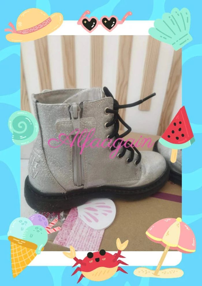 Bottines lelli Kelly 30 argentées - photo numéro 11