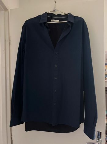 Chemise celio bleu marine