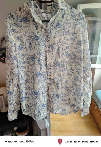 Chemise motifs Nature