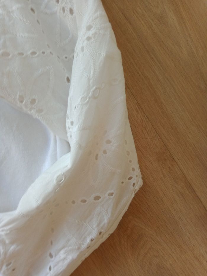 Chemise 100% coton blanc Zara - photo numéro 4