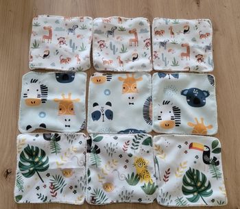 Lingettes lavable grand format