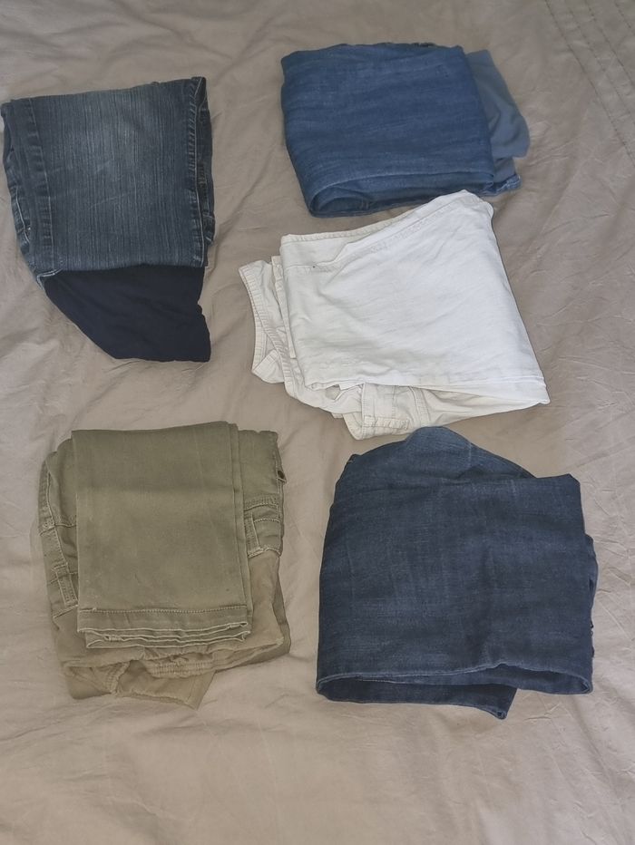 Lot pantalons / jeans de grossesse