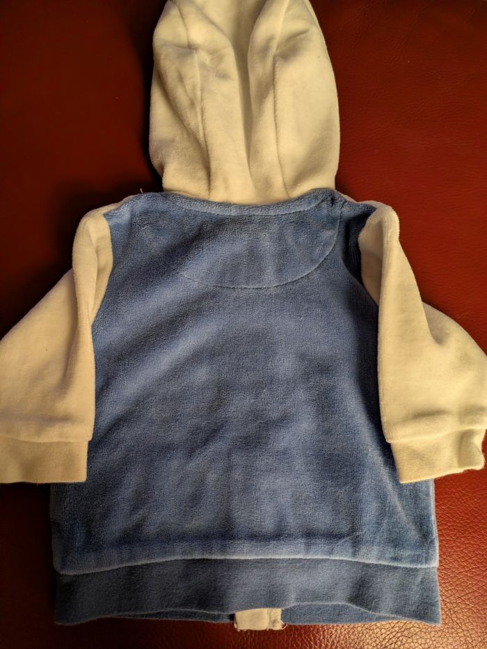 Sweat bleu et blanc - photo numéro 2