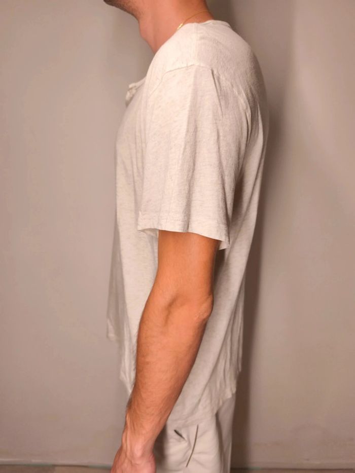 T-shirt Abercrombie & Fitch Homme Taille XL Gris - photo numéro 4