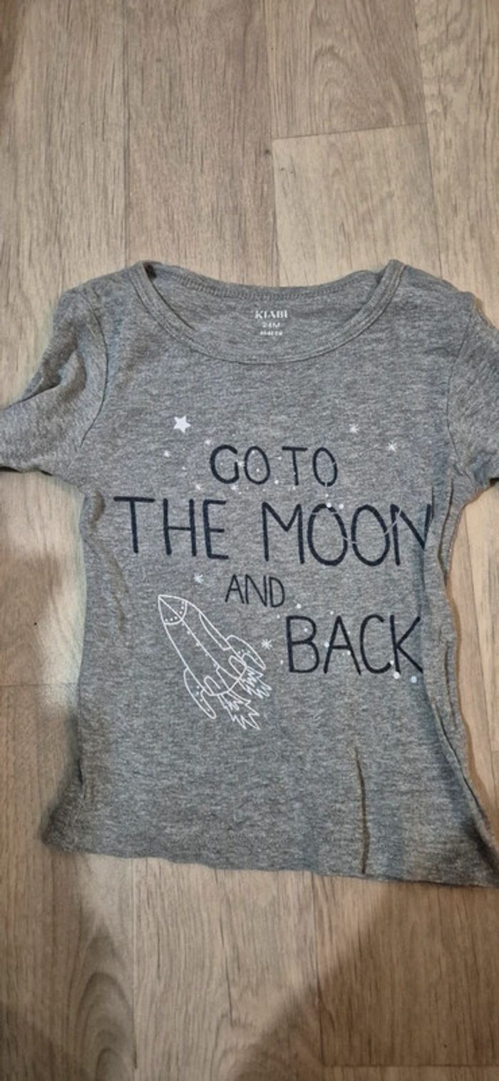 Lot de 5 t-shirts manches longues - 24 mois - photo numéro 2