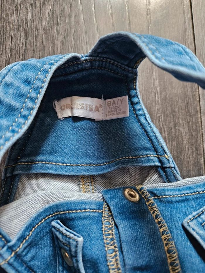 Combishort Salopette Jean Orchestra Taille 8 ans 💛 - photo numéro 2
