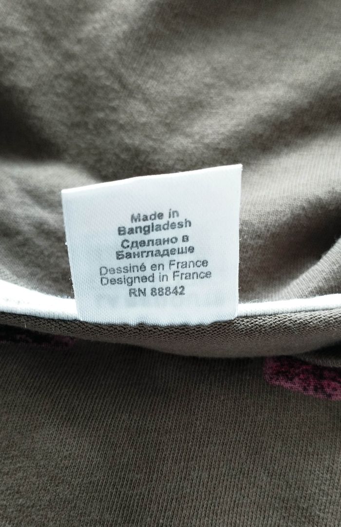 T-shirt manches longues kaki - photo numéro 6