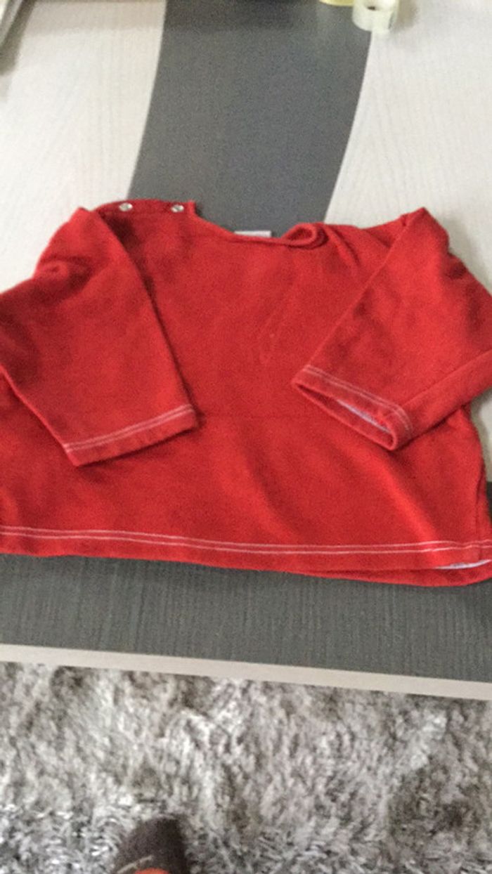 Sweat shirt Poupinet 24m rouge - photo numéro 5