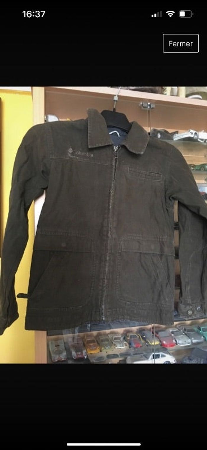 Blouson garçon 10/12 ans marque Colombia touché peau pêche
