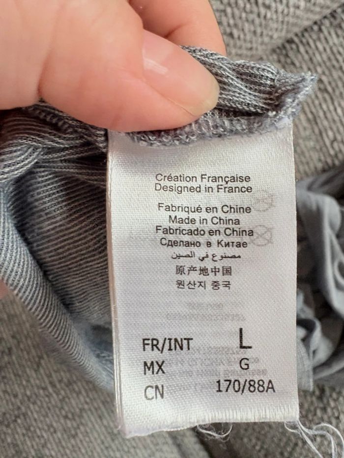 Haut de pyjama femme rayé - photo numéro 5