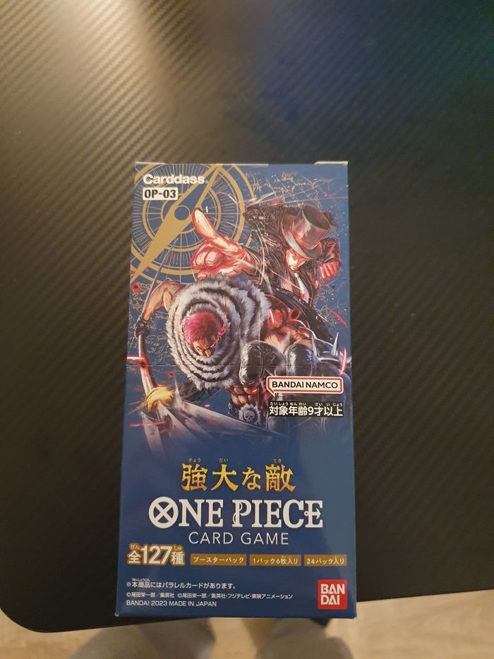 Display one piece op03 pillars of strength jap