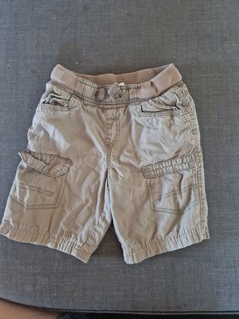 Short garcon sans bouton doublé