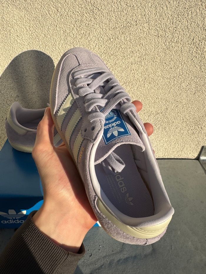 Adidas Samba Violet pale - photo numéro 7