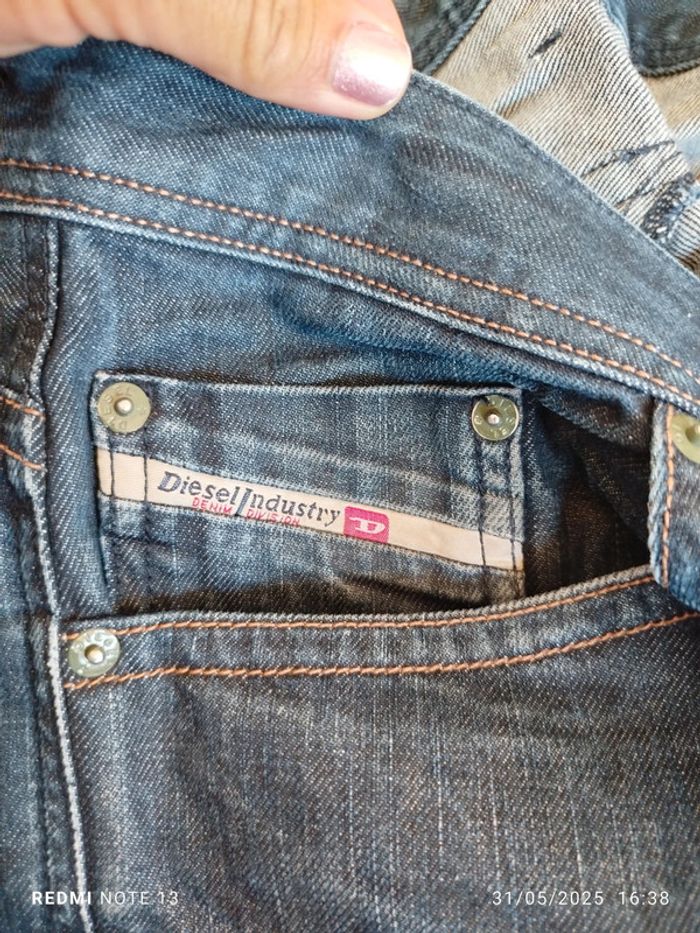 Jean homme marque diesel braddom regular slim taille 29 - photo numéro 6