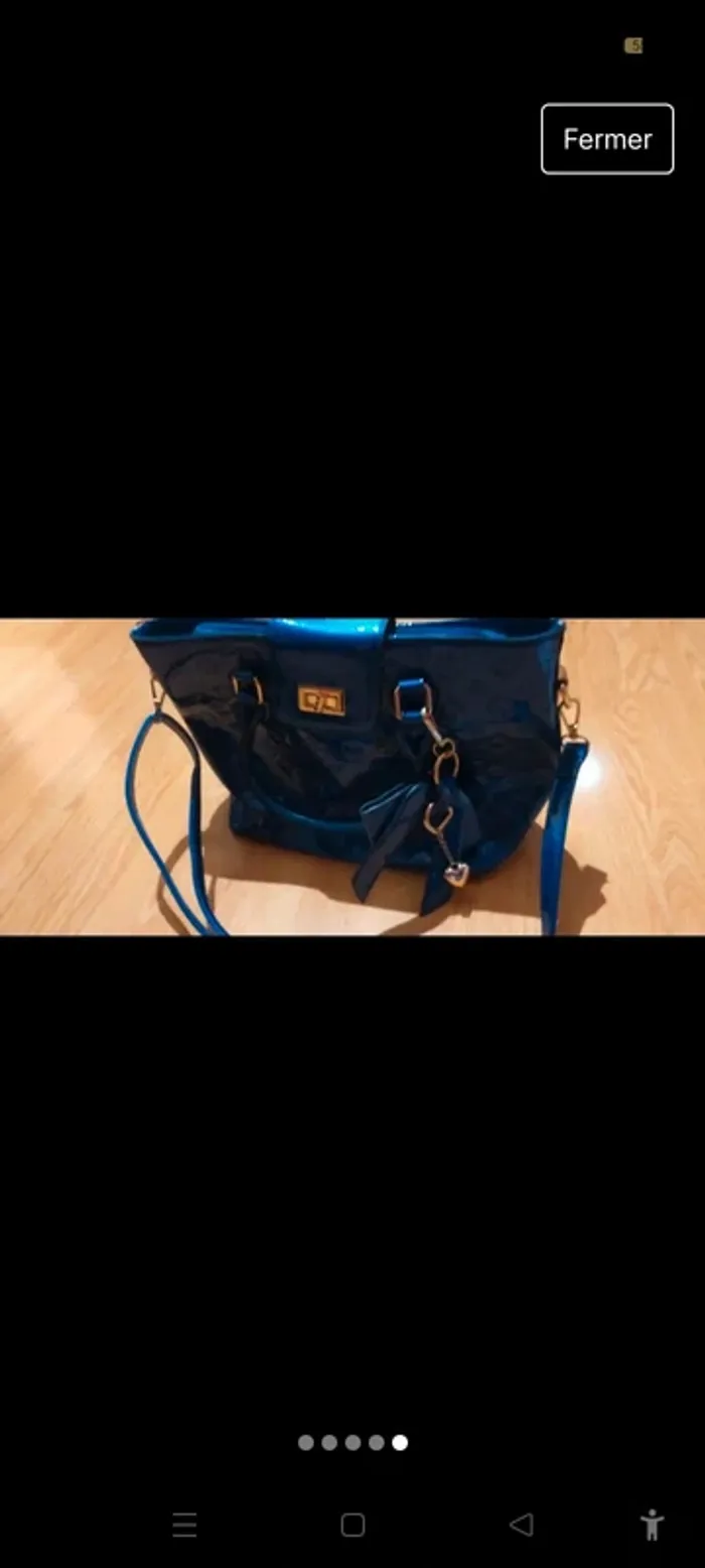 Sac bleu - photo numéro 5