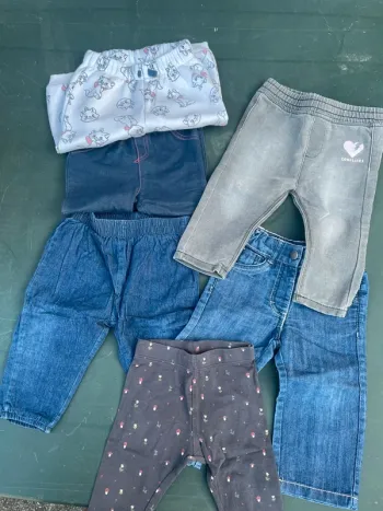 pantalons petites filles 12 mois