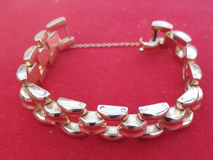 bracelet Tank or 18 carats - photo numéro 4