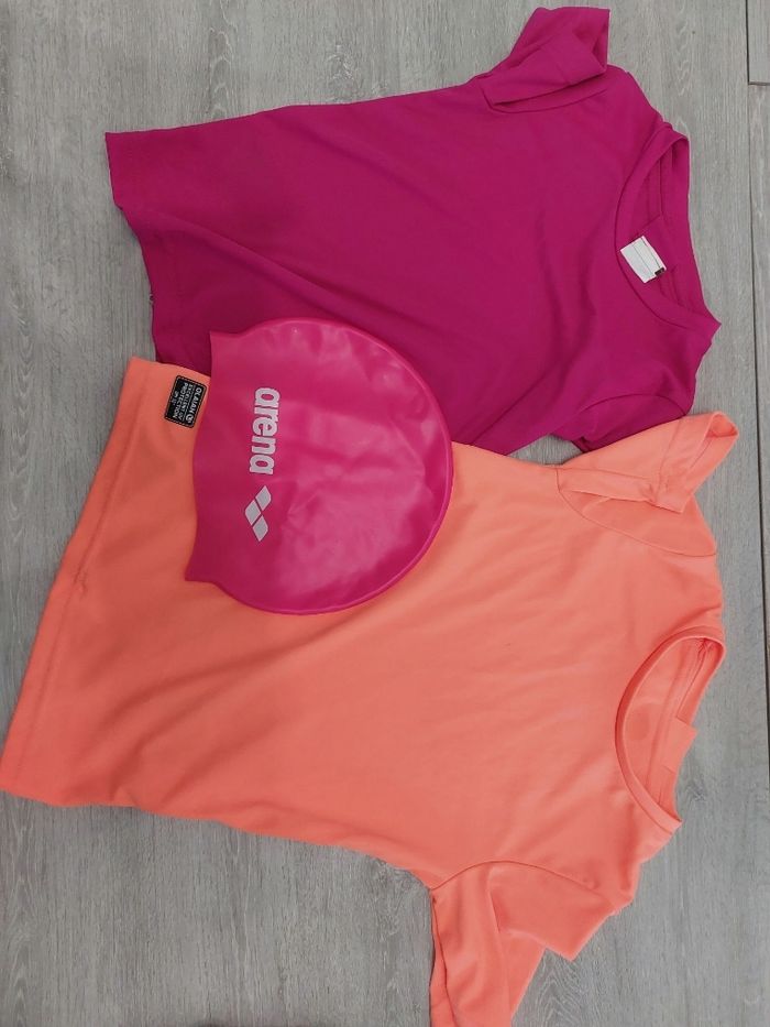 Ensemble t-shirt uv + bonnet - photo numéro 3