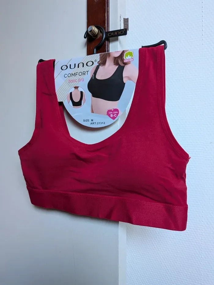 Brassière taille M neuve  fushia Ouno Comfort - photo numéro 5