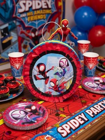 Pinata Spidey pour anniversaire enfant - Animation fête anniversaire Garçon 