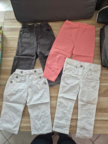 Lot de 4 pantalons fille
