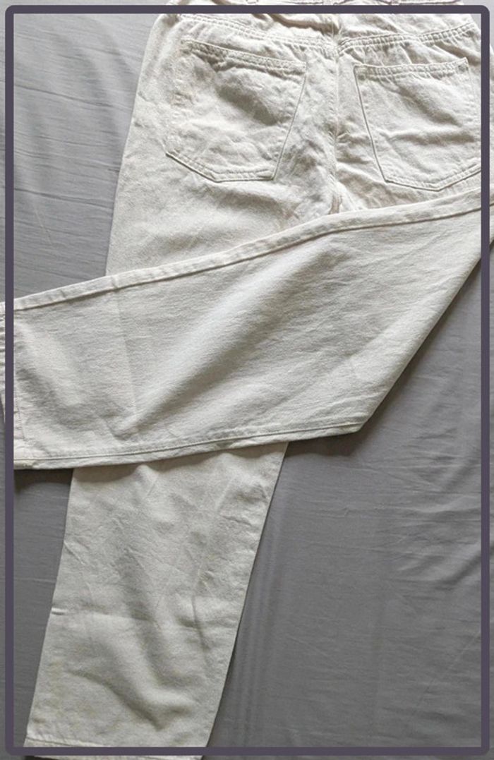 Jean Camaïeu taille 38 femme beige clair