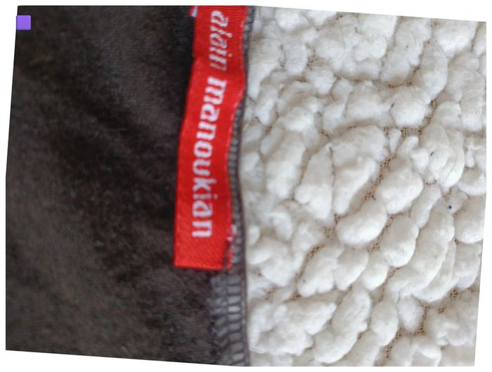Débardeur marron etchnique broderie col brodé macramé  Alain Manoukian - photo numéro 4