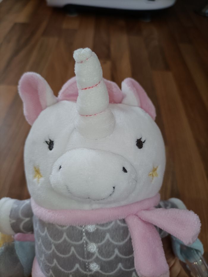 Doudou licorne avec hochets intégrés - photo numéro 7