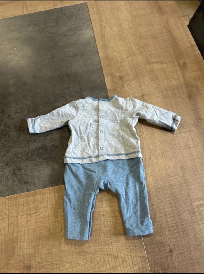 Combinaison pantalon à manches longues bébé 1 mois Noukie’s - photo numéro 4