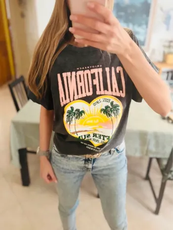 Tee shirt ultra tendance en  coton taille S/M
