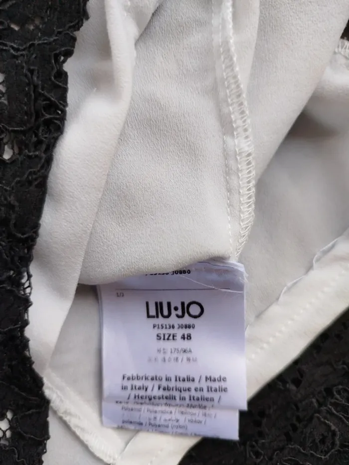 #robe#noire#motif dentelle - photo numéro 4