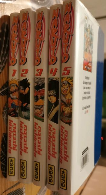 Lot Naruto Tome 1 à 5