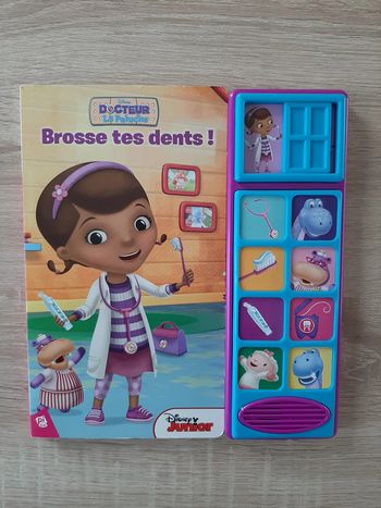 Livre sonore Dr La Peluche - Brosse Tes Dents - Disney