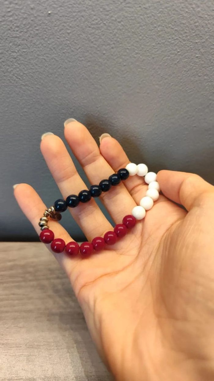 Bracelet tricolore "Retour de plage"