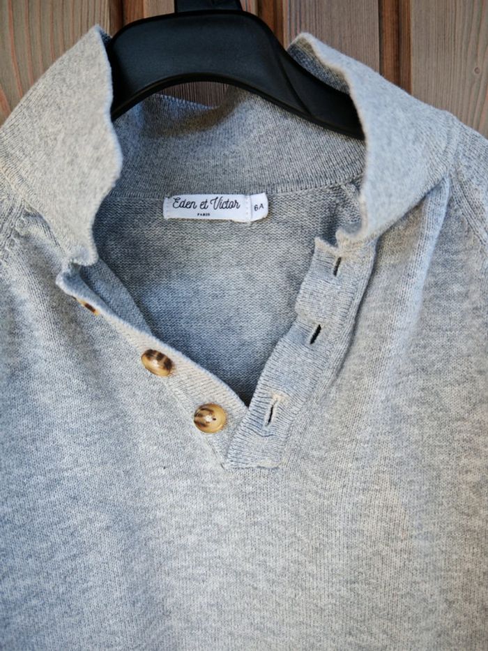 Pull fin Éden & Victor 6 ans - photo numéro 2